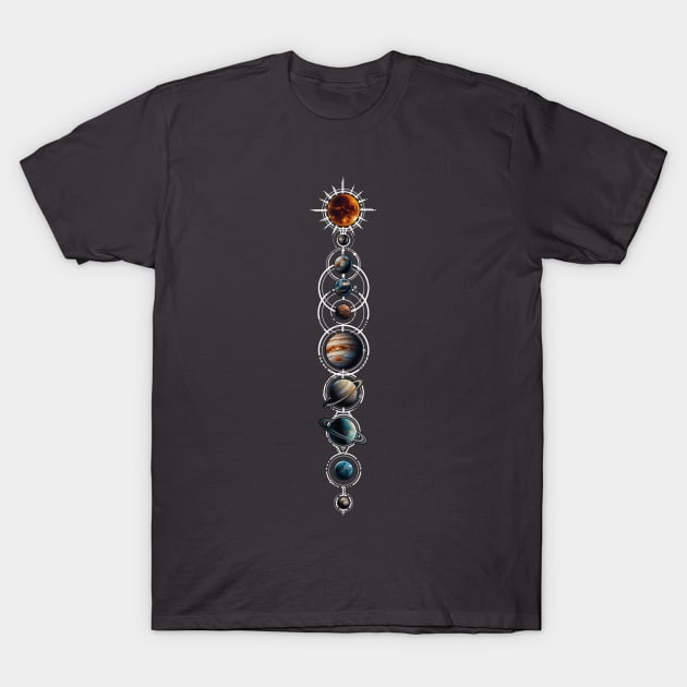 Planets T-Shirt by Dragonheart Studio